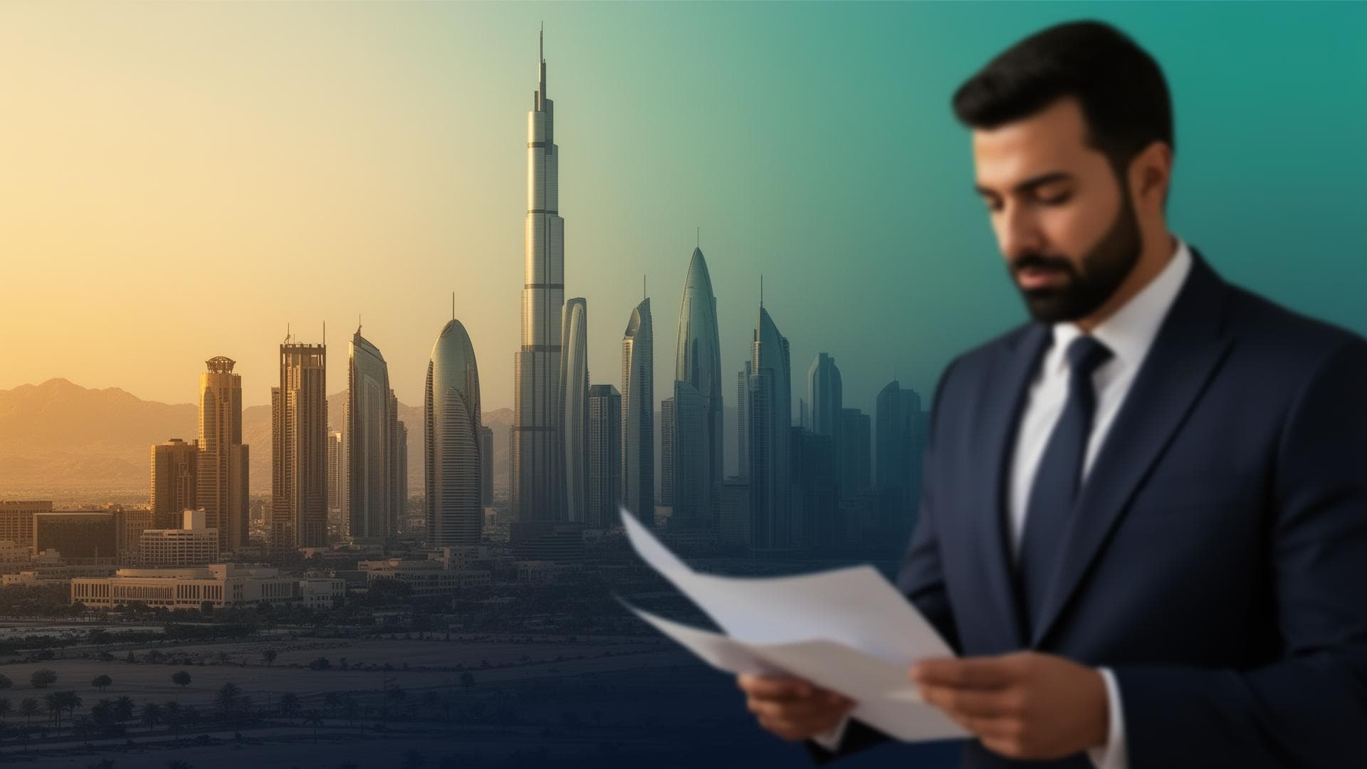 Al Ain business skyline